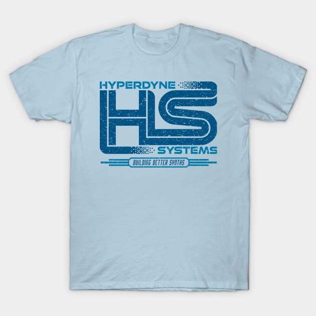 Hyperdyne Systems - Blue T-Shirt by DCLawrenceUK